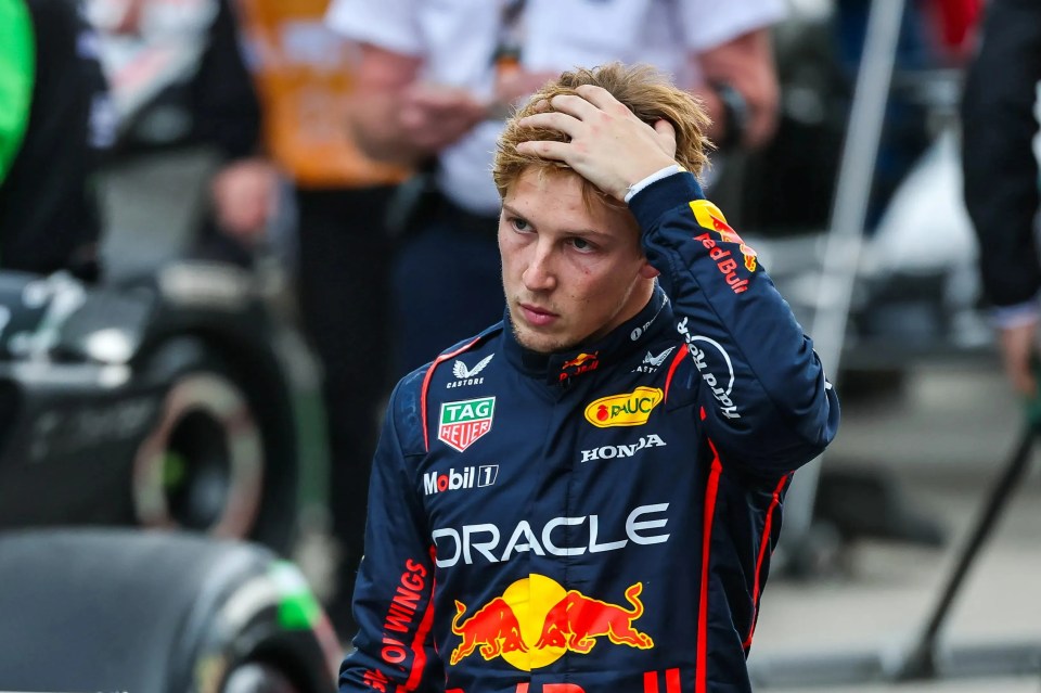 Lawson is out at Red Bull after just two races